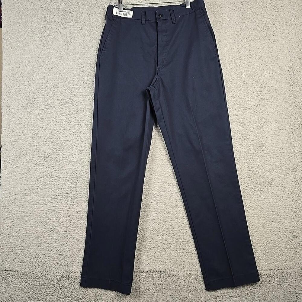 Reed Flex Blue Size W32xL33.5 Men's Industrial Work Uniform Navy Pants